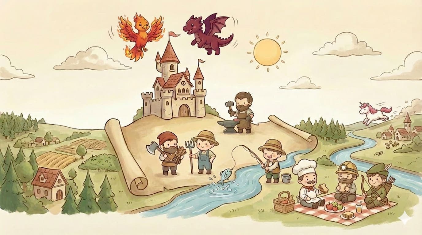 脆脆王國載入插畫